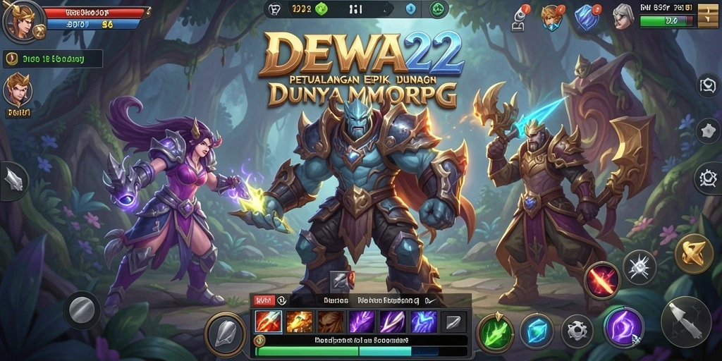 Gameplay seru DEWA22 dalam dunia MMORPG yang penuh petualangan.