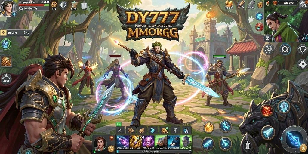 Gameplay DY777 yang memukau dalam dunia MMORPG.