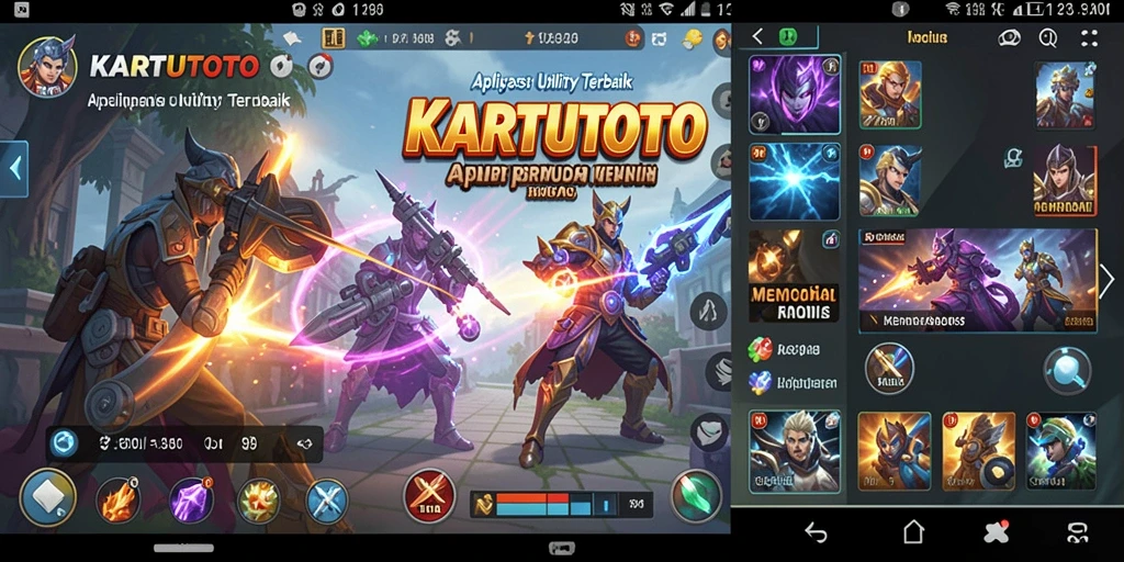 Screenshot KARTUTOTO menampilkan antarmuka aplikasi yang intuitif dan profesional.