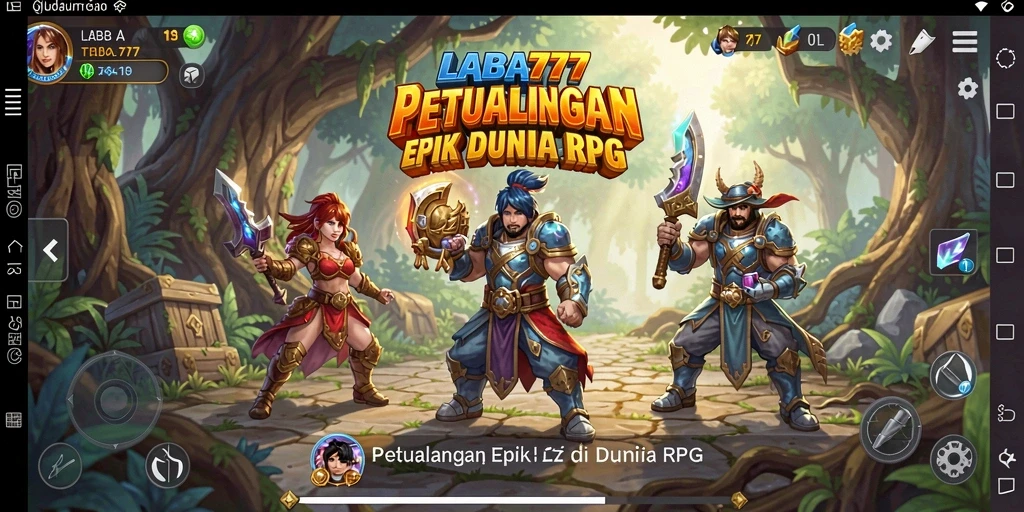 Tampilan menakjubkan dari gameplay RPG yang mendebarkan.