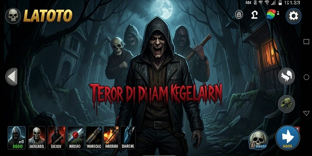 Tampilkan gameplay menakutkan dari LATOTO yang penuh dengan ketegangan.