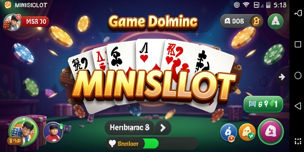 Tampilan gameplay Domino yang asyik dan penuh strategi.