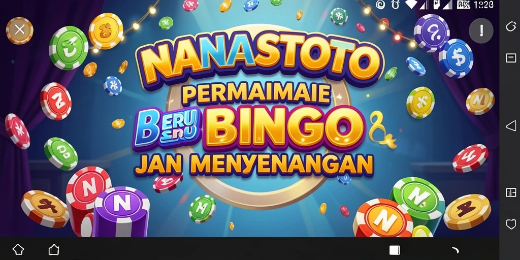 Tampilan gameplay Bingo yang menarik dan seru di NANASTOTO.