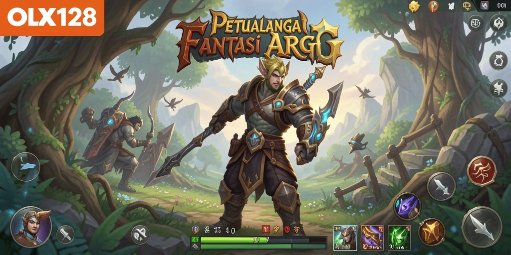 Tangkapan layar gameplay OLX128 menampilkan aksi pertarungan yang mendebarkan.