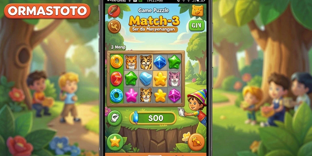 Tampilan menarik dari gameplay ORMASTOTO yang seru.