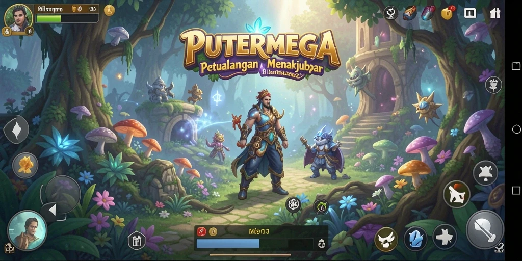 Gameplay seru PUTERMEGA yang penuh petualangan.
