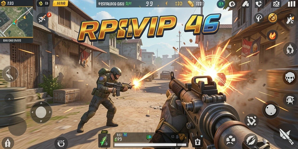 Gameplay RPVIP4 menampilkan aksi pertempuran seru dan mendebarkan.