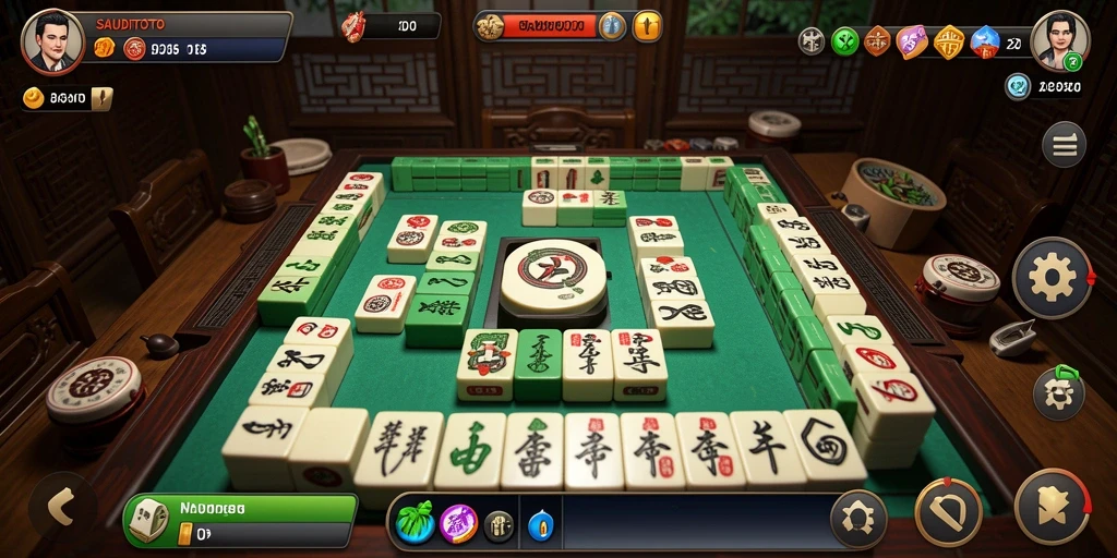 Tampilan screenshot utama SAUDITOTO dengan visual permainan Mahjong yang menarik.