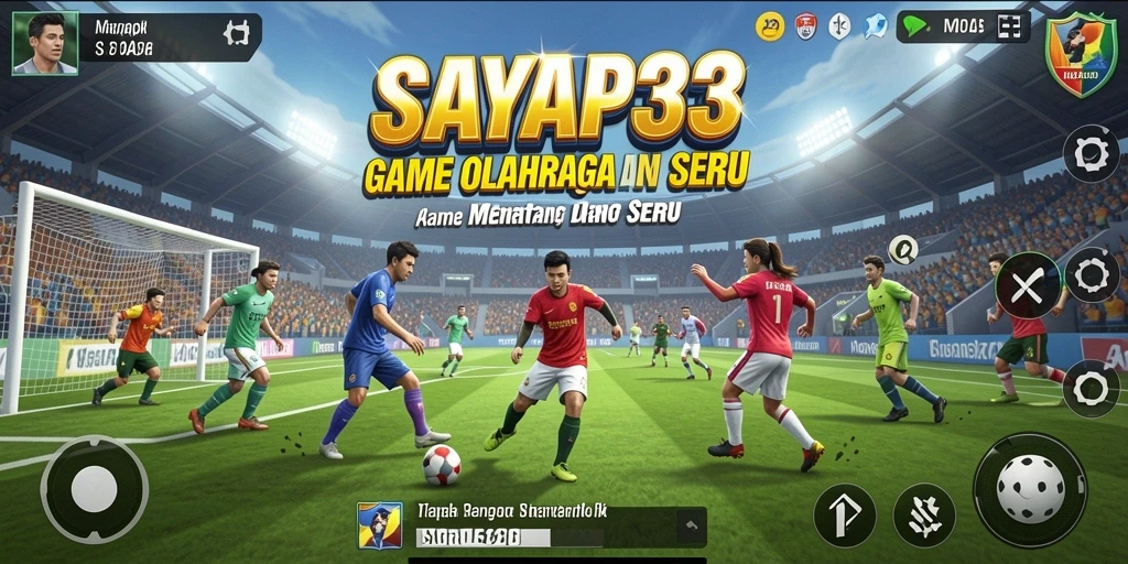 Gameplay SAYAP33 yang menarik dan penuh aksi olahraga.