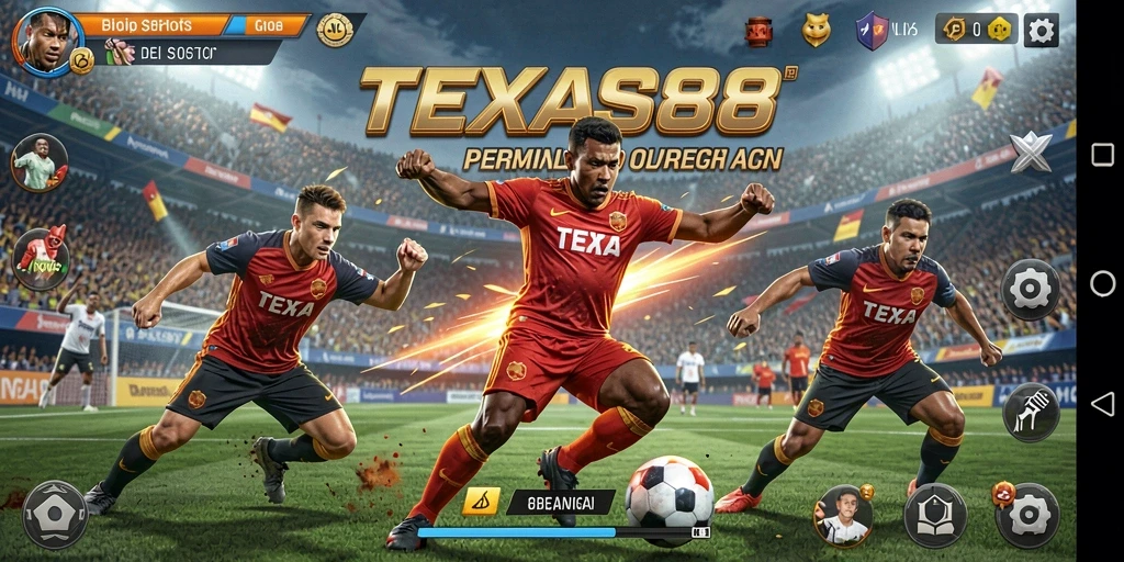Tampilan gameplay seru TEXAS88 dengan berbagai cabang olahraga.