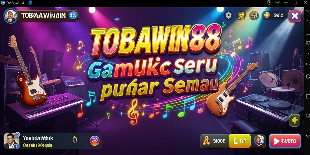 Tangkap momen bermain musik yang seru di TOBAWIN88.