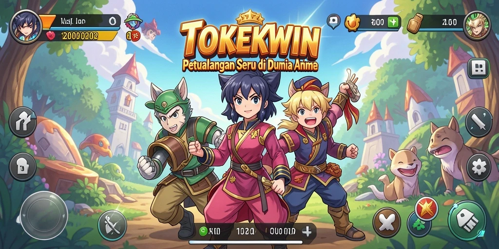Gameplay seru dengan karakter anime yang ikonik.